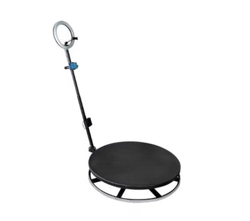 Platformă Foto-Video Rotundă Selfie 360 cu Braț Rotativ și LED RGB – Diametru 80cm pentru Evenimente și Petreceri