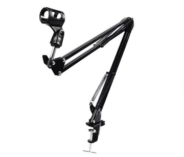 Suport Microfon Pantografic Negru 800mm – Braț Reglabil pentru Studio, Înregistrări Audio și Live Streaming