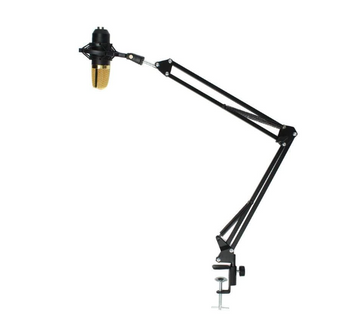 Suport Microfon Pantografic Negru 800mm – Braț Reglabil pentru Studio, Înregistrări Audio și Live Streaming
