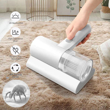 Aspirator de Mana, Antiacarieni, Tehnologie UV, cu Filtru HEPA, Utilizare Fara Fir