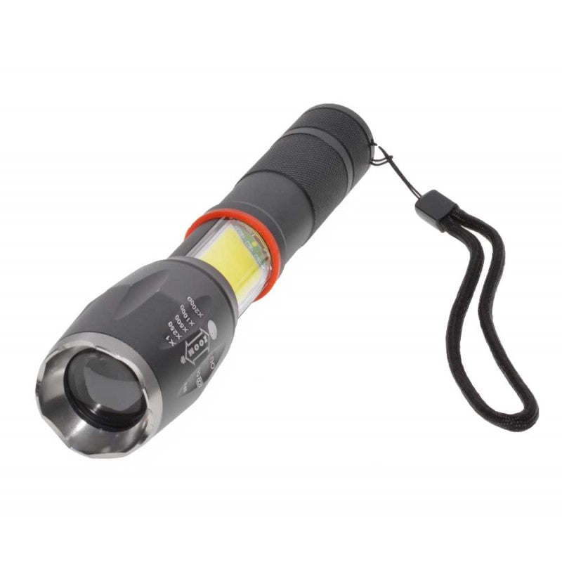 Lanterna T6 cu Zoom + Cob - Frize