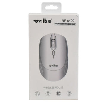 Mouse Optic Dual Mode Bluetooth & Wireless RF - 6400 WEIBO / 3200 DPI