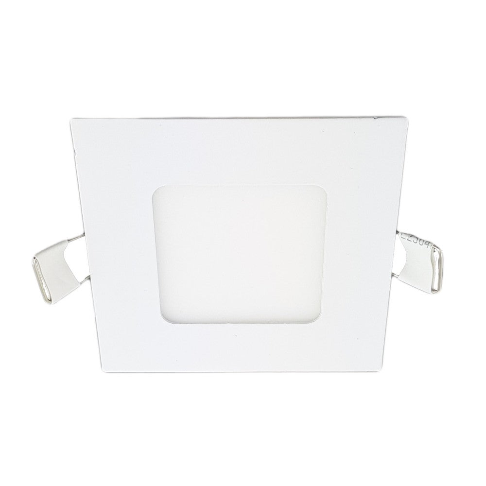 Spot Led Slim Pătrat, 85x85 Mm, 3W=25W, 2700K, Lumină Caldă