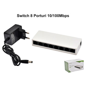 Превключвател 8 порта 10/100Mbps Pix-Link / LV-SV08
