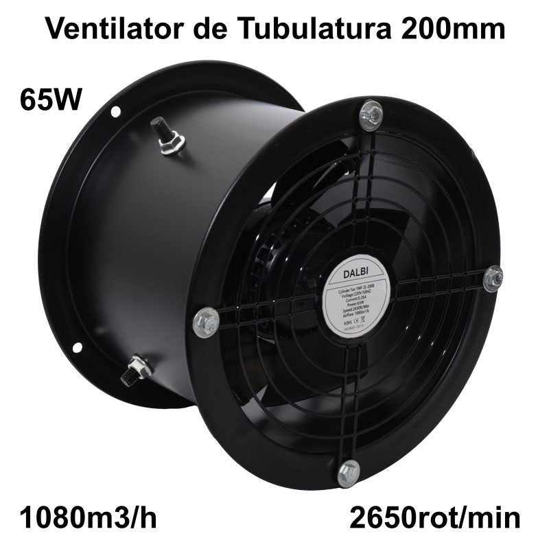 Ventilator Axial de Tubulatură 300mm 140W YWF-300 – Soluție Eficientă pentru Ventilație Industrială și Comercială