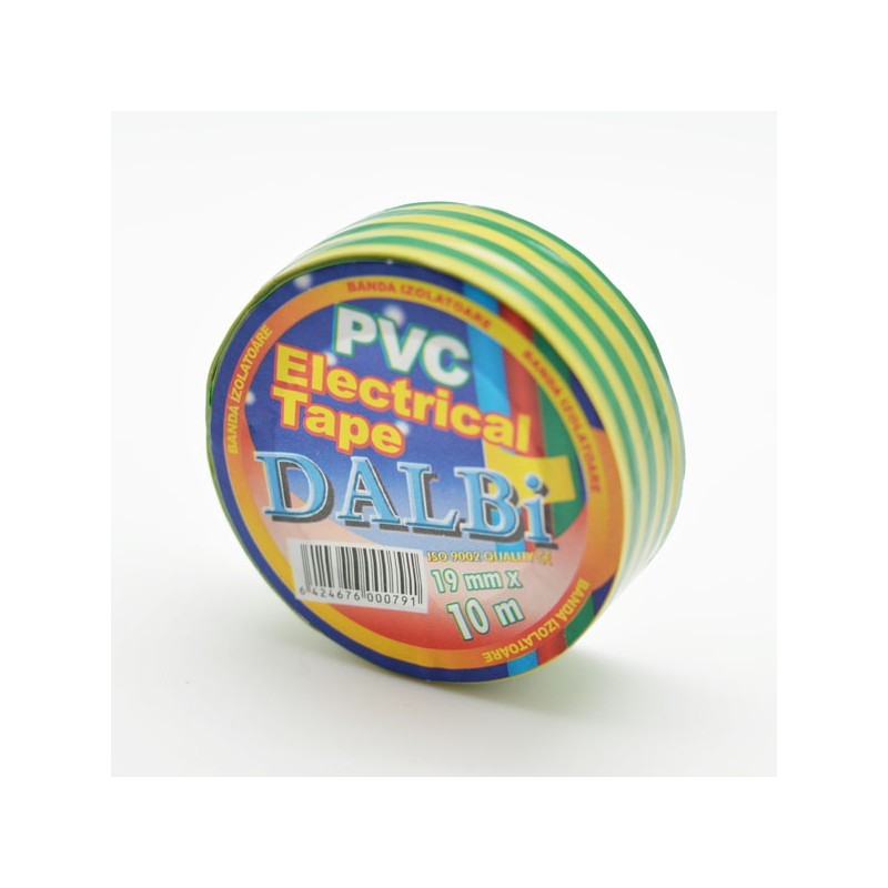 Banda Izolier Galben-Verde 19mm x 20m-Set/10buc - Frize