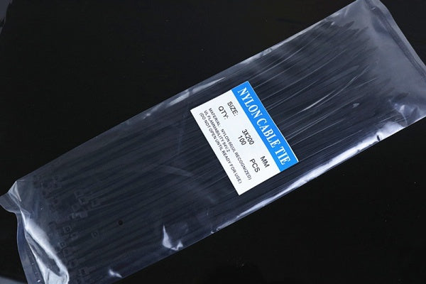 Colier de plastic, brida negru 7,6x500mm   100b/set