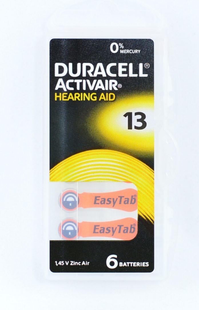 Bateri Auditive Duracell PR13