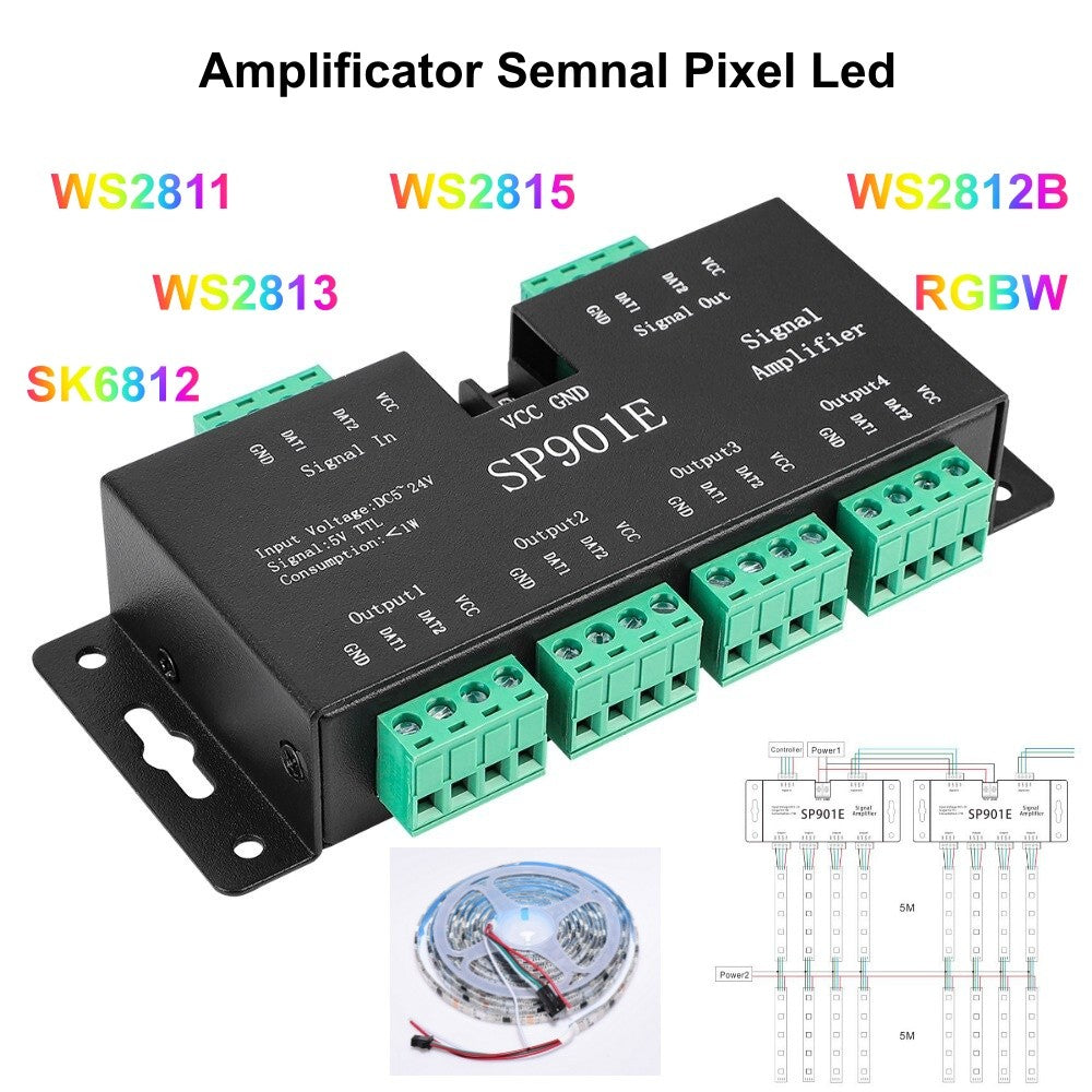 Amplificator Led Pixel Digital SP901E - Frize