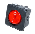 Red Square Button 30X30X35mm
