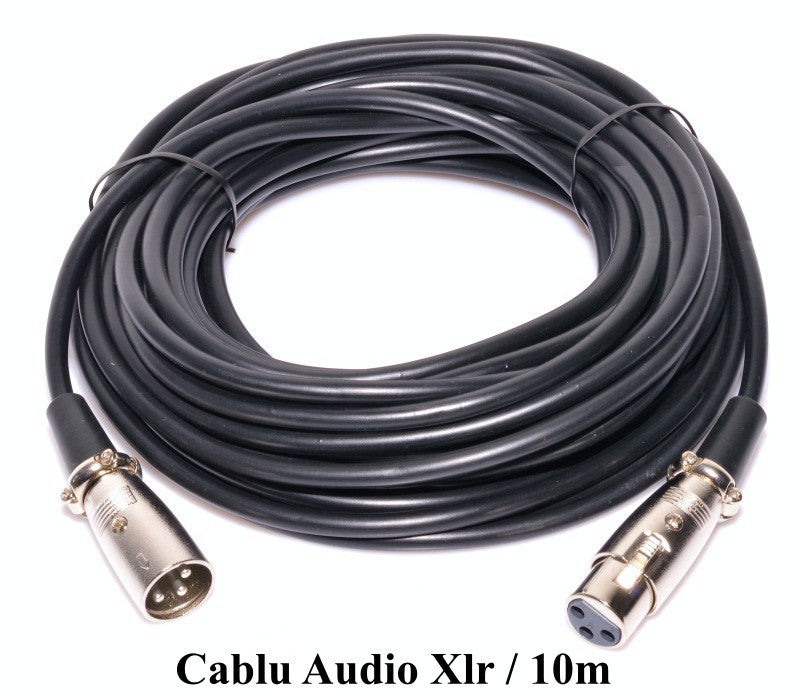 Cablu Audio XLR Tata-XLR Mama 3Pini/10m - Frize