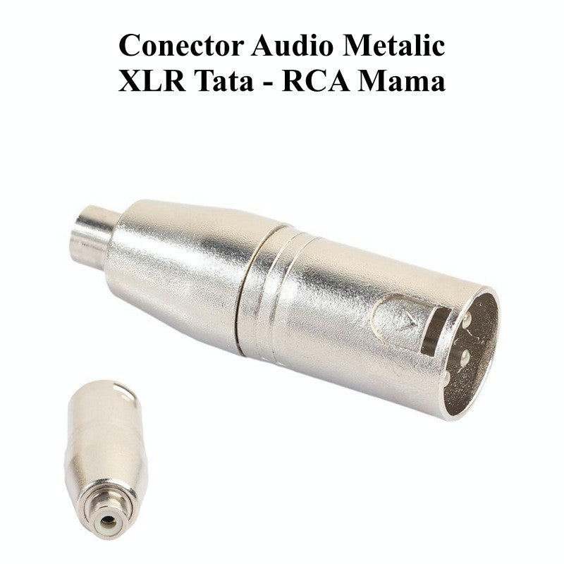 Conector Audio XLR Tata-RCA Mama - Frize