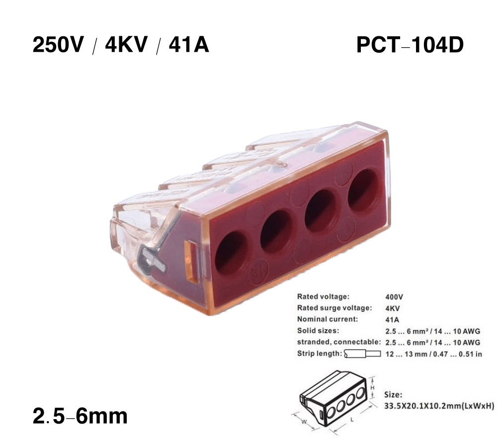 Conector Doza Rapid 4G - EU6 / PCT-104D - Frize