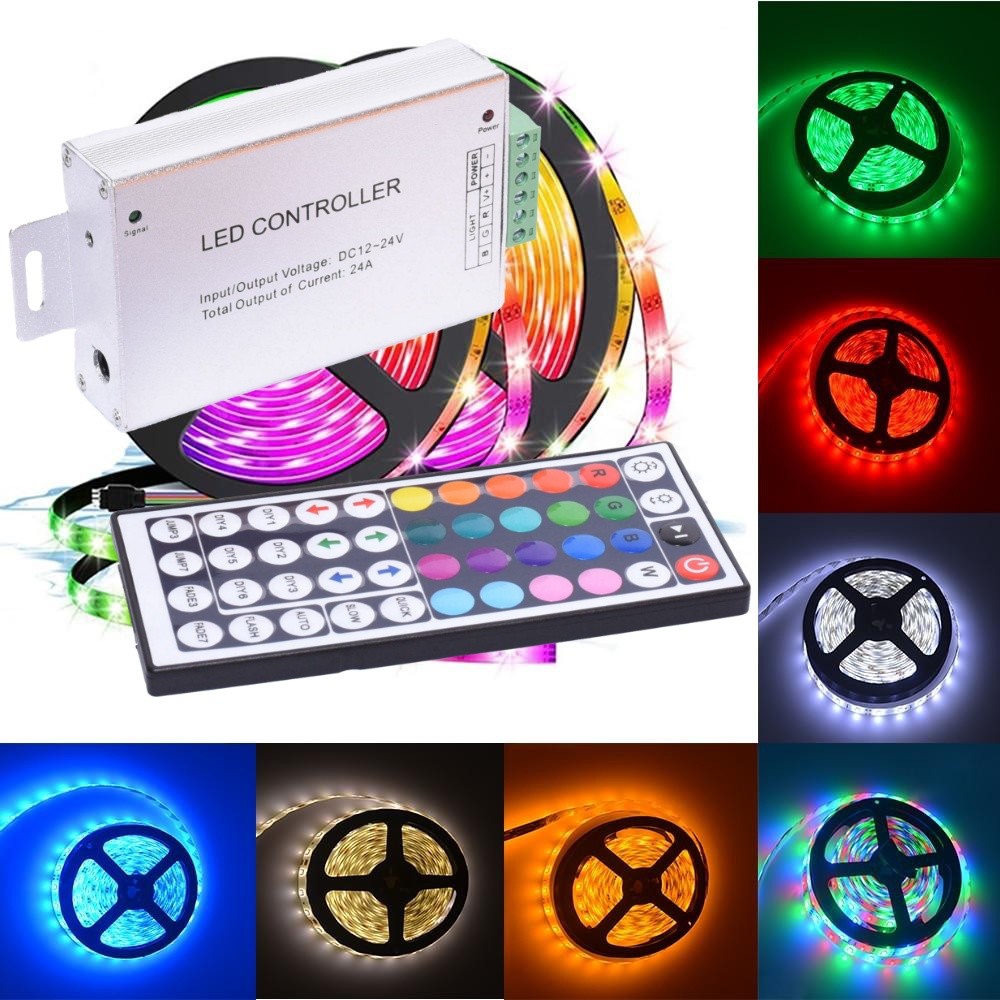 Controler Metal Led RGB 44 Taste, 12-24V/24A - Frize