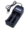 Digital charger LI-ion 2 x 3.7V with USB