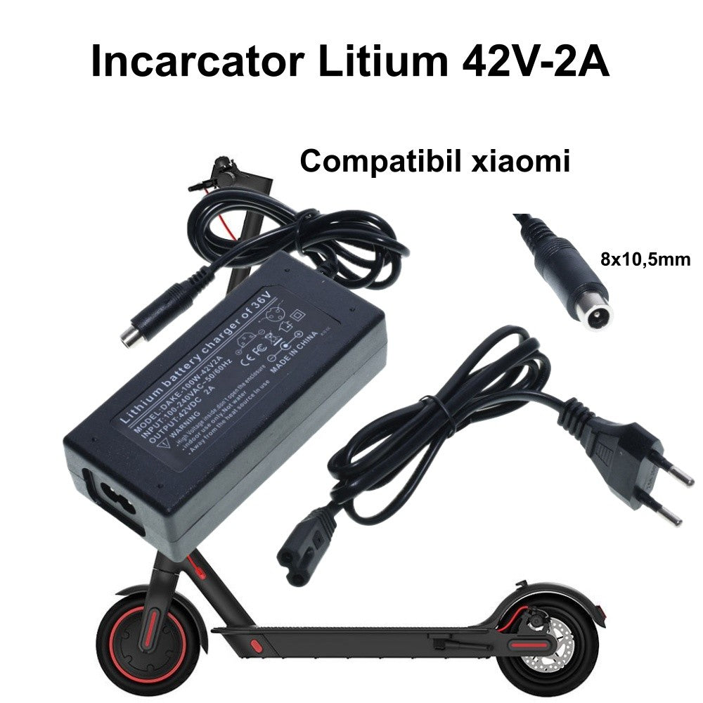 Incarcator Li-ion 42V-2A/8x10,5mm, Xia - Frize