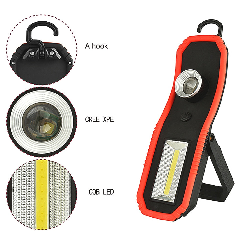 Lampa de Lucru cu Acumulatori, Magnet - Frize