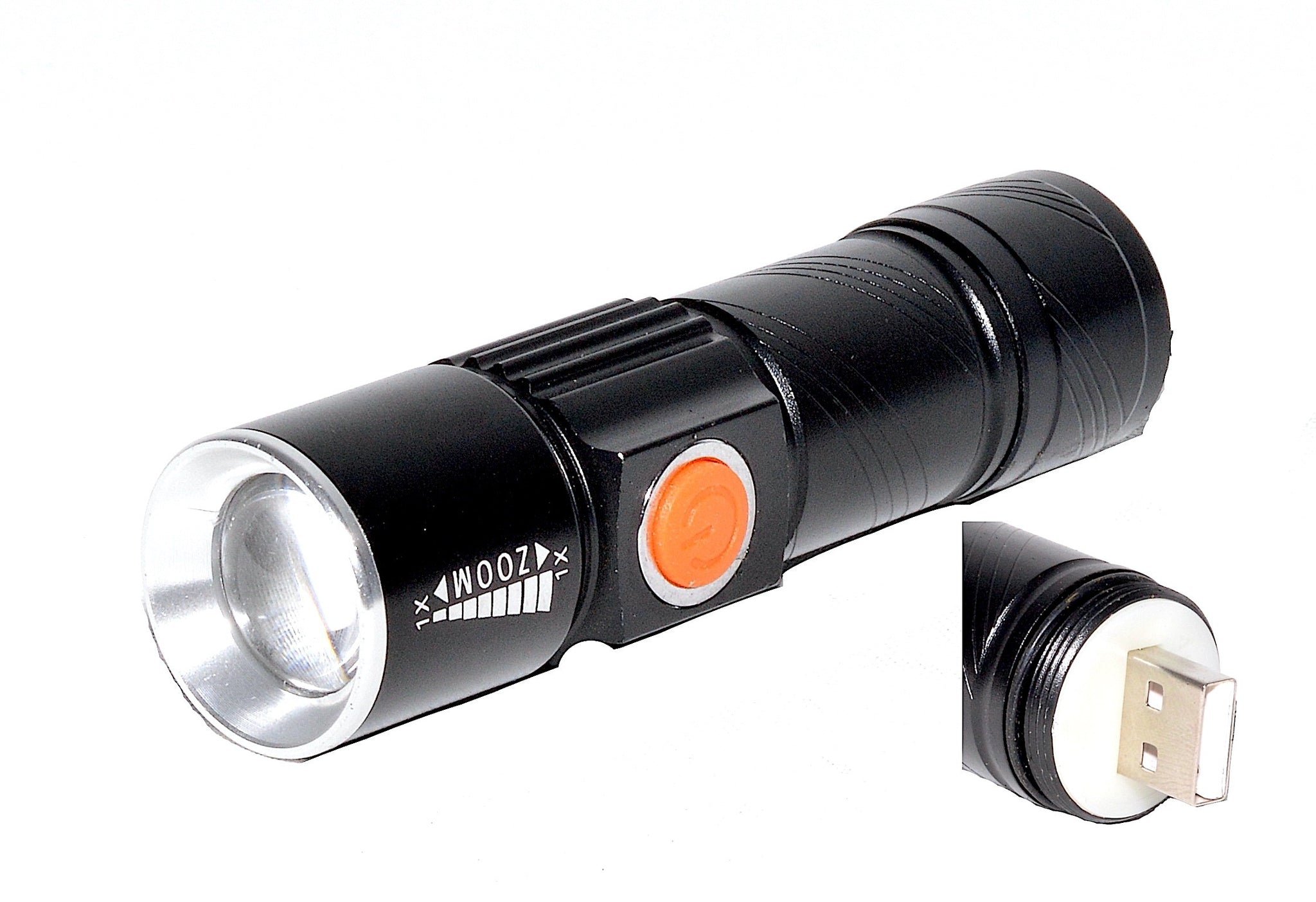 Lanterna 1 Led XPG- R5 Ultra cu USB + Acumulator - Frize