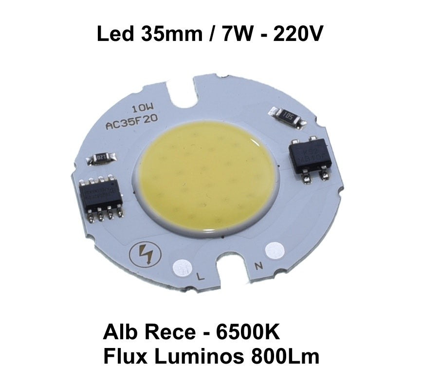 Led Cob 35mm, Putere 7W-220V - Frize