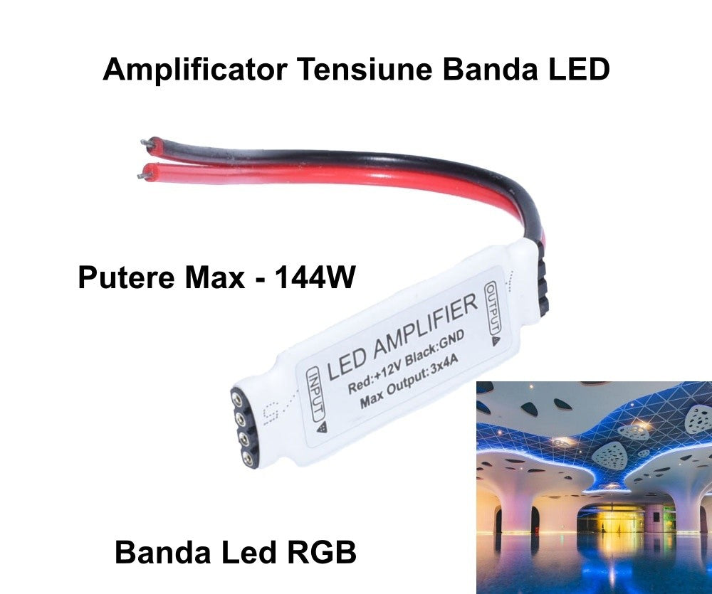 Mini Amplificator RGB cu Fire - Frize