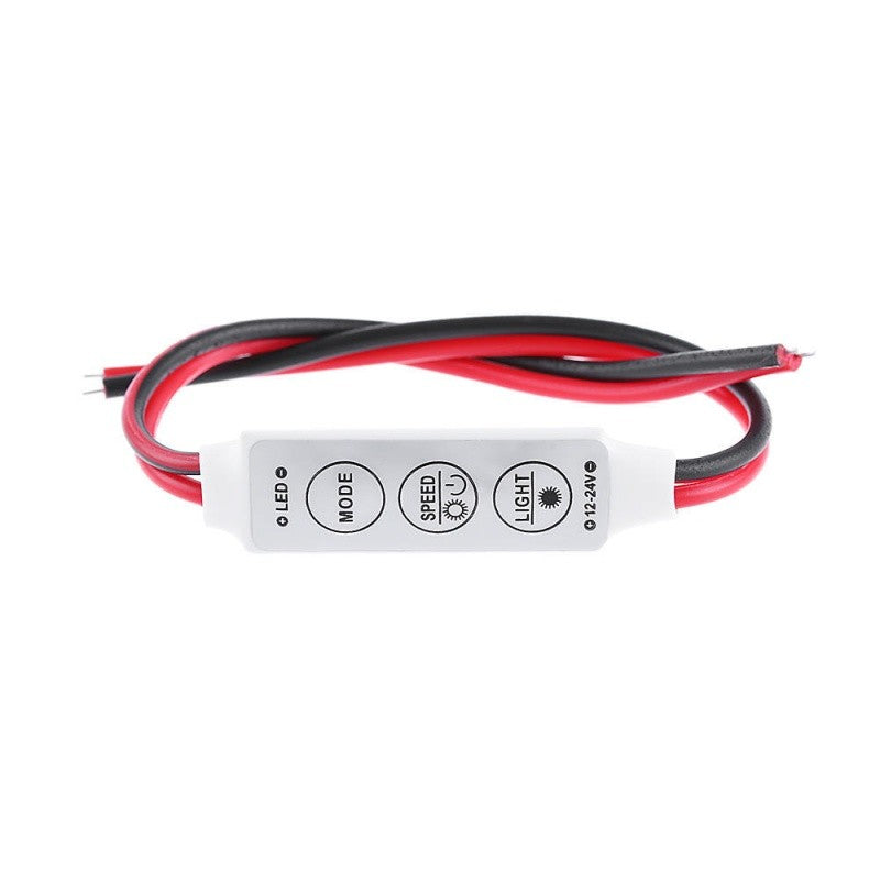 Mini Controler Led  Monocolor cu Fire, 5-24V - Frize