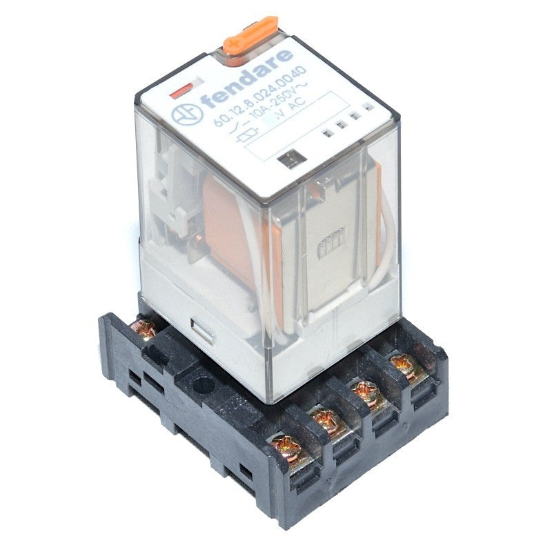 Releu Industrial 12V–AC/11P cu Soclu - Frize