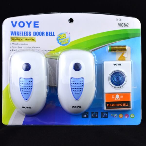 Sonerie Wireless Dubla, 220V/150m VOYE - Frize