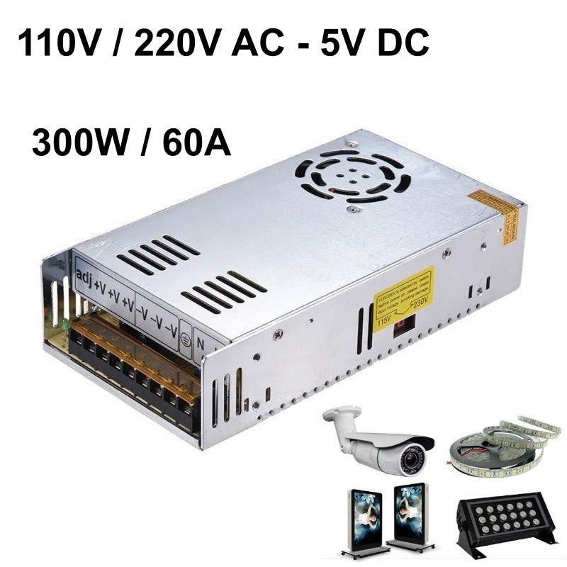 Sursa de Alimentare Metalica 5V-300W/60A - Frize